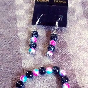 Handmade Bracelet and Earrings set